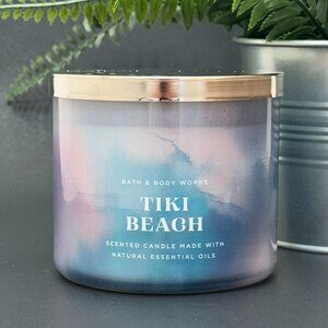 BBW Tiki Beach Bath & Body Works 3 Wick Candle